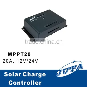 JUTA MPPT 20A 12V 24V Switch for Solar Power Systerm Solar Charge Controller thumbnail-1