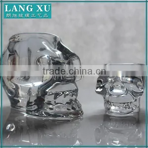 Glass Skull Candle Holder Wholesale for Candles thumbnail-5