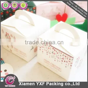 Christmas Party White Paper Box + White Ribbon thumbnail-1