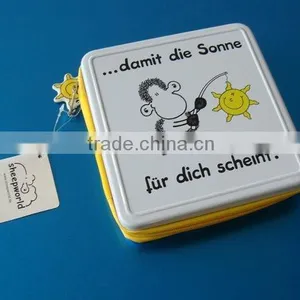Square Tin Box With Zipper thumbnail-1
