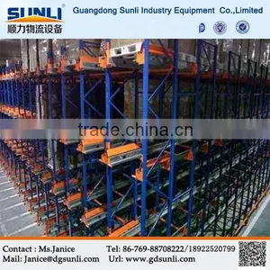High Density Radio Shuttle Drive-in Metal Storage Racking thumbnail-2