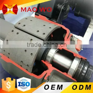Best Quality 13 Ton Axles 28 Ton Landing Leg 90 King Pin Flatbed Semi-trailer for Sale thumbnail-6
