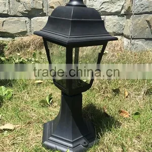 Plastic Outdoor Pillar Gate Light,garden Standing Lamp,4pcs Glasses thumbnail-2