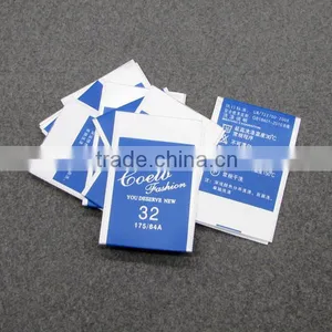 Combining Polyester Size Label Care Label thumbnail-1