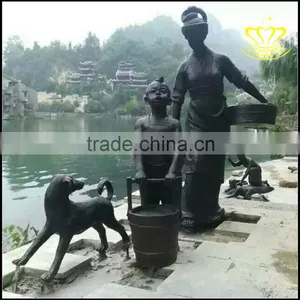 Playful Children Play Binhai Square Sculpture City Landscape Decoration thumbnail-4