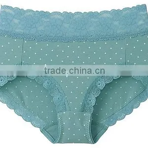 Hot Sell Ladies Underwear Soft High Waist Cotton Hipster Panties thumbnail-1