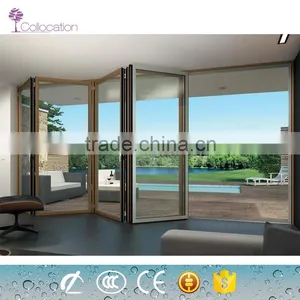 2016 Used Exterior Commercial Frameless Folding Glass Doors for Sale thumbnail-1