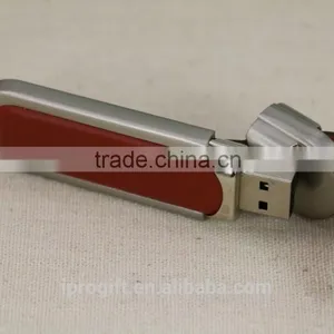 2016 Wholesale Promotion Gift Leather USB Flash Drive 1GB 2GB 4GB 8GB 16GB 32GB thumbnail-4