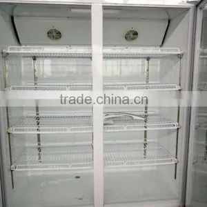 Double Door Commercial Display Refrigerator Showcase thumbnail-3