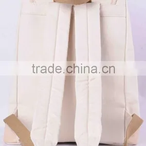 2016 Best Selling Factory Design 2016 Blank Canvas Backpack Brand New Design Daily Use Canvas Backpacks Laptop Day Backpack thumbnail-5