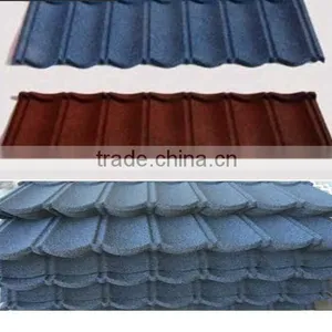 Colors Classical And Roman Type Stone Coated Roof Tile thumbnail-1