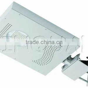 All in One Adjustable Poles Solar Street Light 12W thumbnail-3