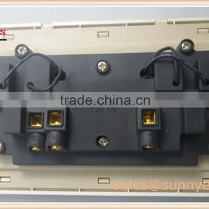 Hot Sales UK Standard 2 Gang 2 Way Push Button Electric Lighting Wall Switches thumbnail-3