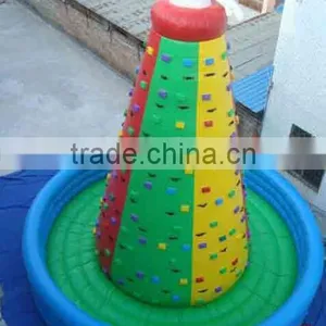 Round Inflatable Games Inflatable Climbing Wall thumbnail-2