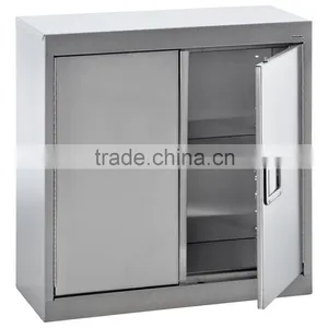 Icegreen 304 Stainless Steel Wall Storage Cabinet With 1 Adjustable Shelf thumbnail-1