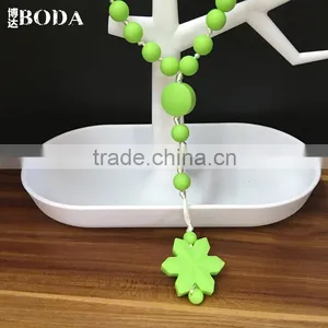 Beaded Statement Teething Nevklace Silicone Necklace thumbnail-2