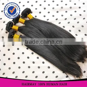 2015 High Quality Double Weft 100% Virgin Brazilian Wavy Hair thumbnail-1