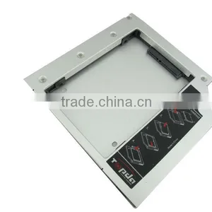 New Universal Laptop Pro Optical Bay 2nd HDD Hard Drive Caddy SATA 12.7mm Hard Drive Caddy With Screwdriver thumbnail-1