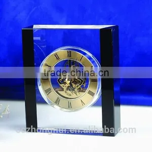 2016 Wholesale Cube Shape Crystal Clock thumbnail-1