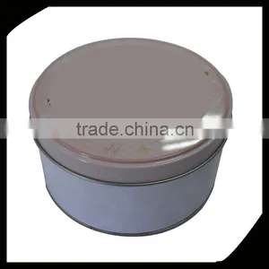 Cheap High Quality Round Candy Gift Tin Box/Round Tin Packaging Gift Box For Festival Food/round Type Gift Tin Metal Box thumbnail-1