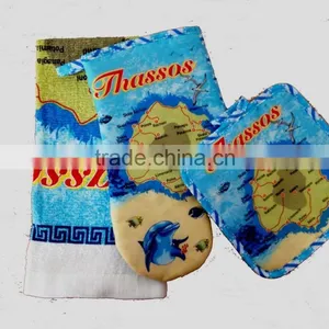 Customized Heat Resistant Cotton Oven Mitten thumbnail-1