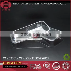 Disposable Products Plastic PET Blister Food Packaging Trays DY-PB002 Transparent thumbnail-1