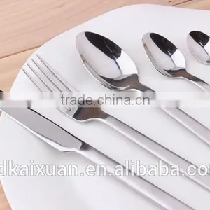 Simple Design Stainless Steel Spoon Fork Knife Set Cutlery KX-S168 thumbnail-3