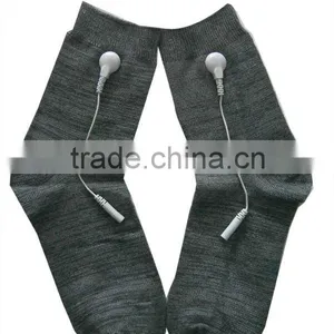 All Natural Silver Fiber Winter Massage Socks for TENS thumbnail-1