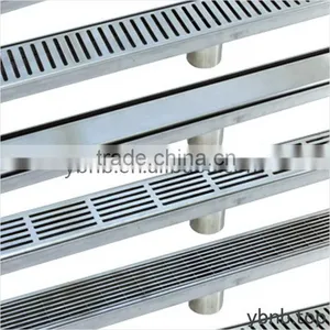 New Polished 45mm 304 Stainless Steel Bathroom Floor Linear Shower Drain thumbnail-3