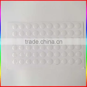 Custom Round Decorative Wall Sticker Dome Clear Epoxy Sticker thumbnail-1