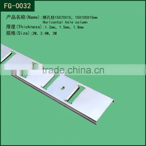 Metal Tube Slotted Strut Channel/ Shelving Channel Uprights thumbnail-1