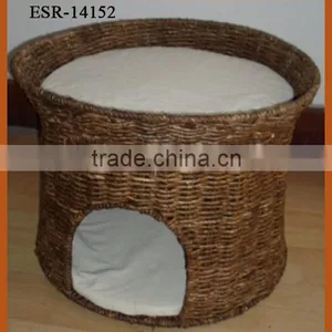Two Bed In One Cat House With Cushion thumbnail-1