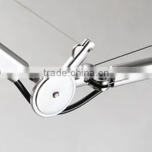 Modern Ceiling Foldable Stainless Fabric Shade Desk Lamp thumbnail-3