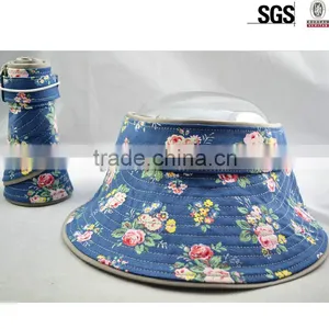 Summer Ladies Beach Hat Foldable uv Protection Sun Visor Cap for Women thumbnail-1