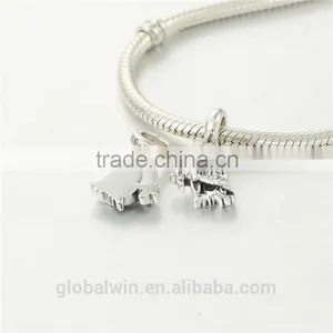 Floating Wholesale Engravable Charms European Charm Bracelet Necklace 100% Real 925 Sterling Silver S202 Best Gifts For You Or F thumbnail-4