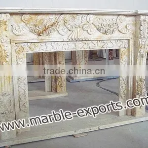 Marble Fireplace, Decorative Cheap Marble Fireplace thumbnail-1