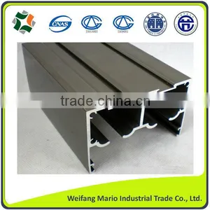 Aluminum Profiles 6063-T5 With Different Surface Treatment Anodizing/powder Coating/wood Grain Profiles thumbnail-1