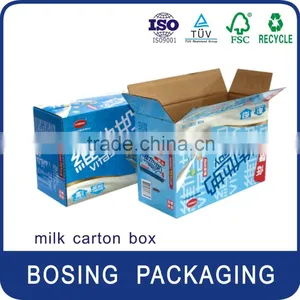 Customized Milk Carton Box be Suitable for 12pcs Bottles thumbnail-4