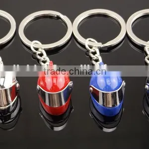 Wholesale Promotional Fashion Helmet Man High Quality Metal Key Chain/Key Holder For Souvenir /Engine Key Chains thumbnail-3
