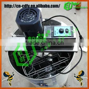 High Quality Stainless Steel 2 Frames Electric Honey Extractor for Beekeeping thumbnail-1