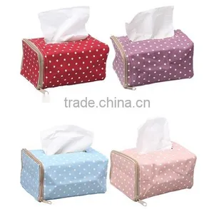 Polka Dot Household Tissue Box (BLWS1037) thumbnail-1