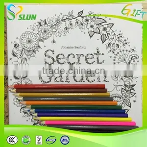 Factory Direct Sale Adult Coloring Book , Secret Garden, Enchanted Forest, Animal Kingdom and Lost Ocean in English Version thumbnail-2