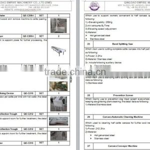 Hight Quality Second Hand Cattle and Sheep Slaughterhouse Project For Slaughter Line Equipment thumbnail-3