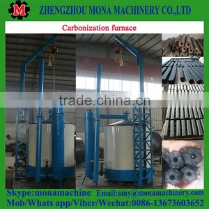 New Type Wood Charcoal Making Machine /Coconut Shell Wood Bamboo Carbonization Furnace thumbnail-3