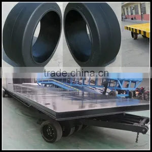Cheap Warehouse or Airport Trailers Parts Press on Solid Tire 22x9x16 18x7x121/8 21x8x15 28x12x22 thumbnail-1