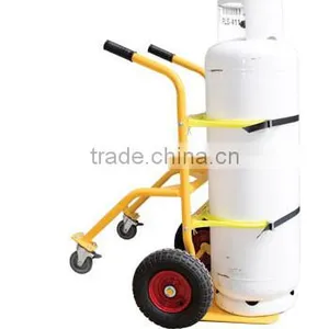 Hand Truck With Retractable Rear Assembly With 10-Inch Solid Rubber Wheels thumbnail-1