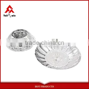 Stainless Steel Collapsible Vegetable Steamer Steaming Basket thumbnail-2