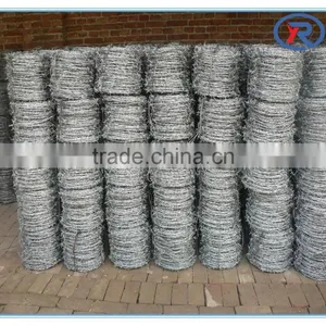 China Factory Cheap Barb Wire Fence.galvanized Barbed Wire Fencing thumbnail-1