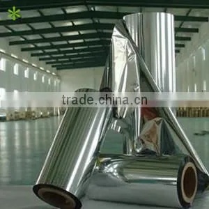 Best Price ! BOPP Metalized Thermal Lamination Film / BOPP+EVA Metalized Roll Film thumbnail-1