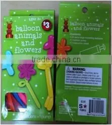 BALLOON ANIMALS W/PUMP thumbnail-1